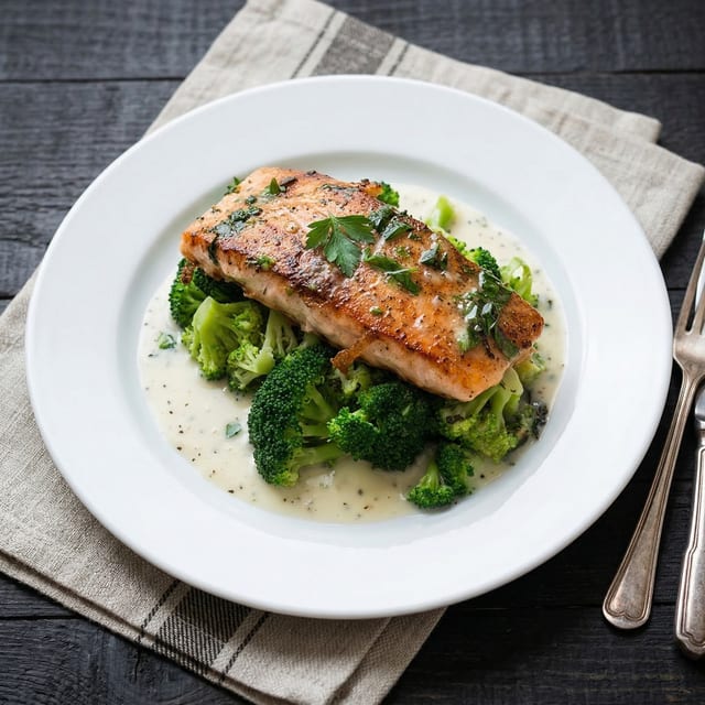 Grilled Salmon.