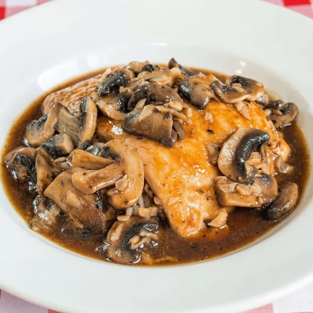 Chicken Marsala.