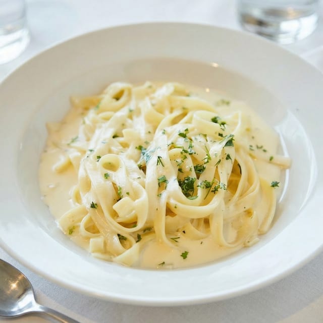 Fettuccini Alfredo.